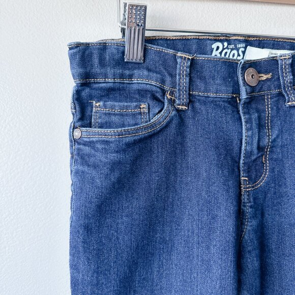 OshKosh B'Gosh jeans size 7 dark wash skinny boot cut for girls - Picture 3 of 12